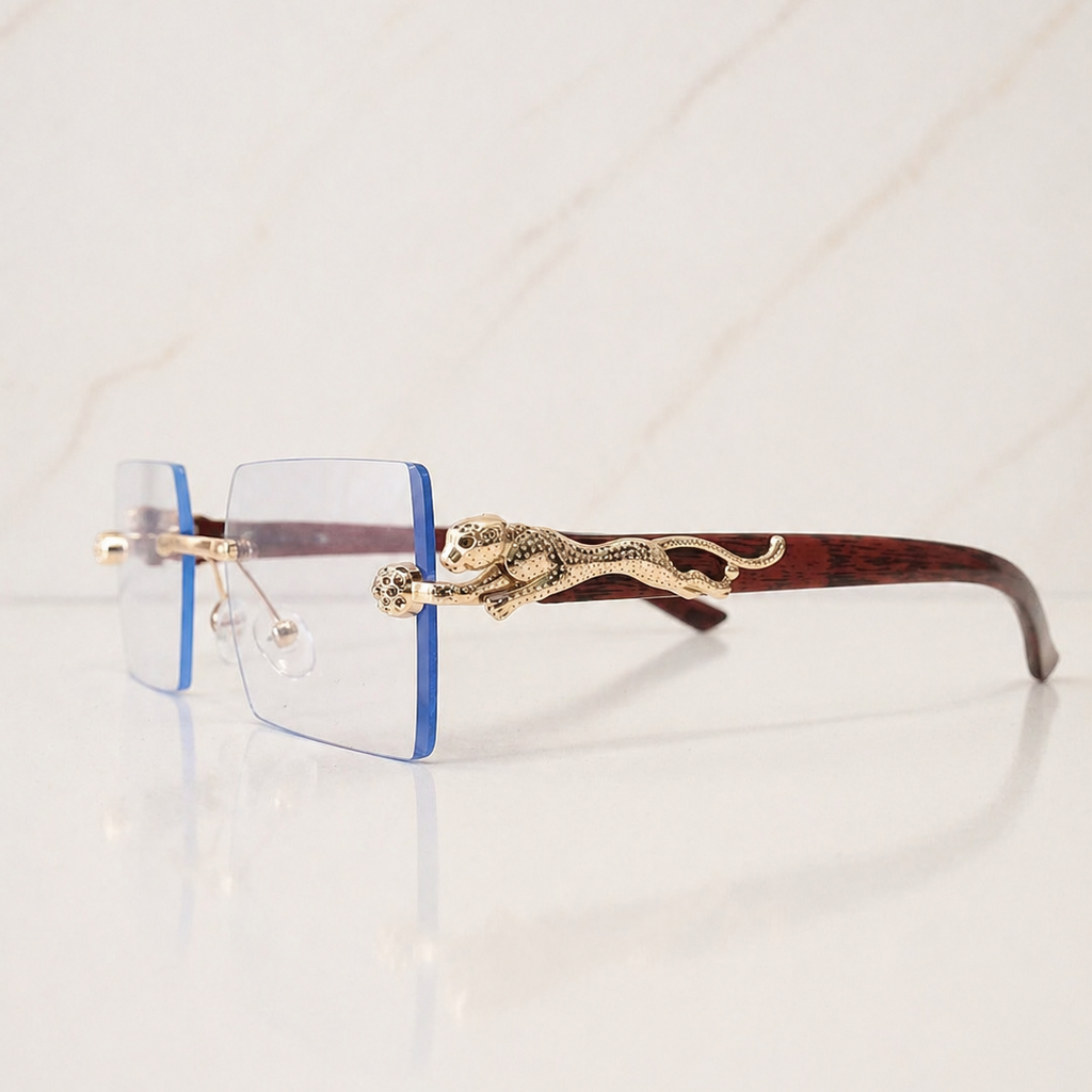 Solar Transition Wood Rimless Frames
